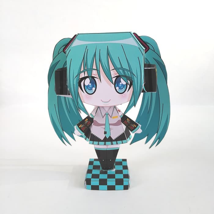 Hatsune Miku Papercraft Template Download Hatsune Miku Papercraft Sexiz Pix