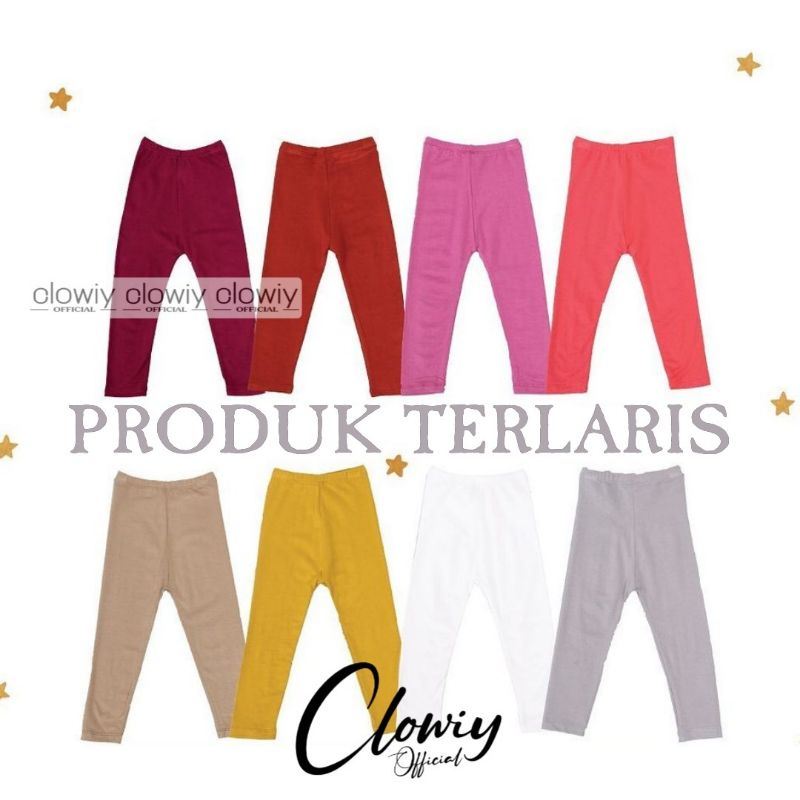 Legging Anak Usia 3th-9th-12th M-L-XL / Legging Anak Perempuan / Legging Anak Laki Image 3