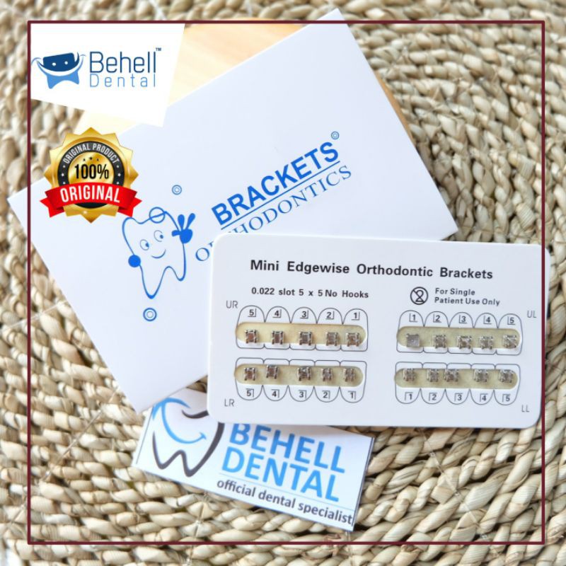 ORI ANTI KARAT | BRACKET BEHEL PERAWATAN FANCY AMPLOP : DENTAL ORTHODONTICS ORTHODONTIC KAWAT GIGI ORTHO PERMANEN PERBAIKAN GIGI NO HOOK ORIGINAL