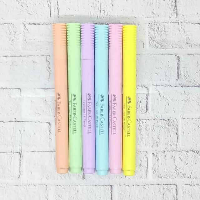 

Textliner Pastel Faber Castell 38 / Penanda BERKUALITAS