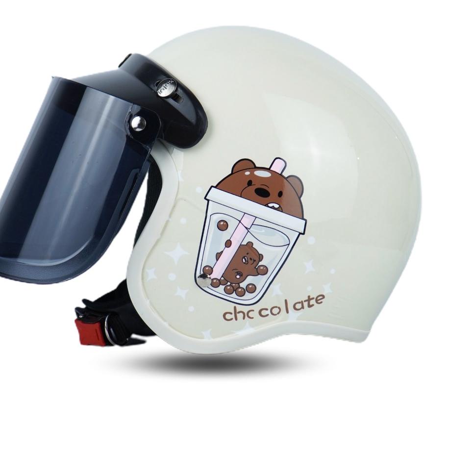 Bagus Dipakai.. Helm Bogo Dewasa Wanita Bubble Series SNI