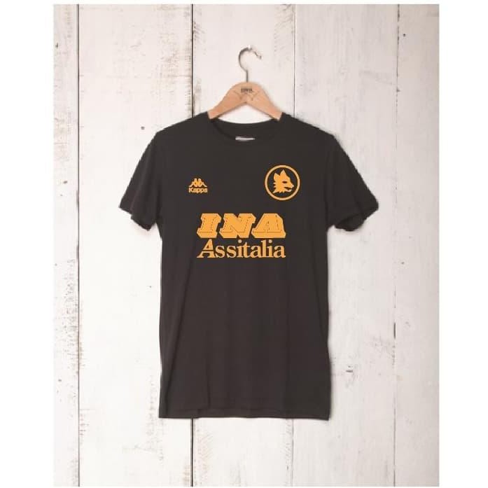 Super Sale KAos Tshirt Baju Distro Combed 30S AS Roma Kappa Tees Grade Ori JErsey Murah Banget
