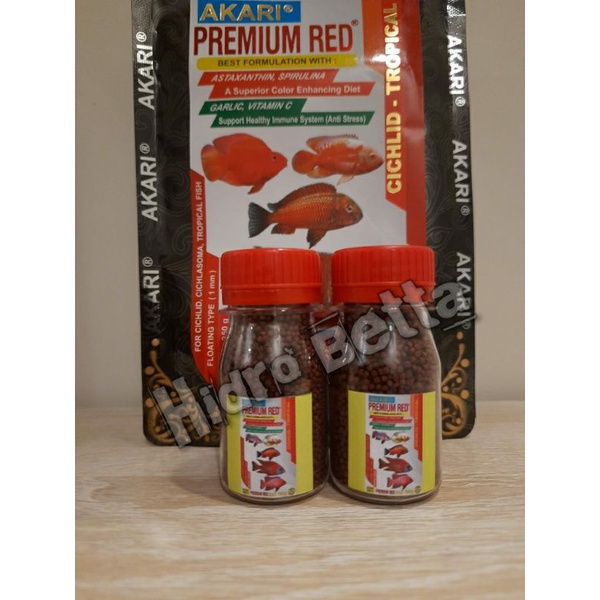 AKARI PREMIUM RED, BLUE, YELLOW, MAXI CICHLID 10gr, 25gr, 50gr, 100gr, 250gr