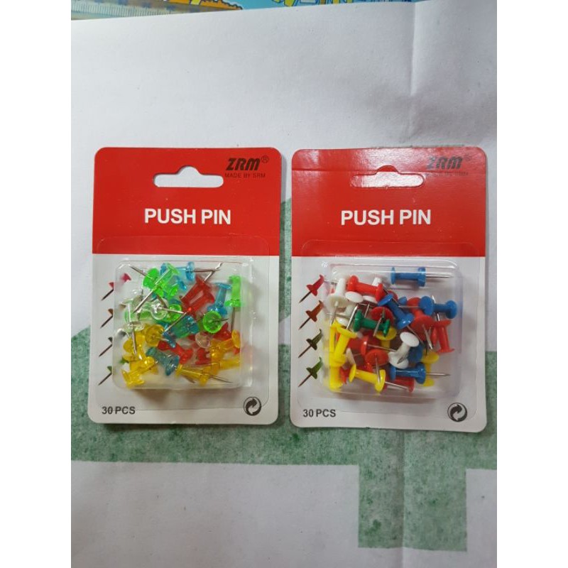 Jual Push pin/ Paku Sterofoam/ Paku Tekan Warna ZRM Doff P30 ...