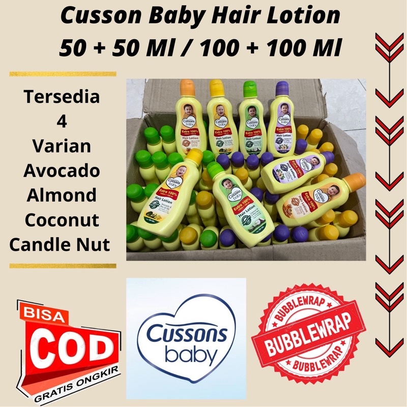 Cusson baby hair lotion 50 + 50 Ml / 100 + 100 Ml