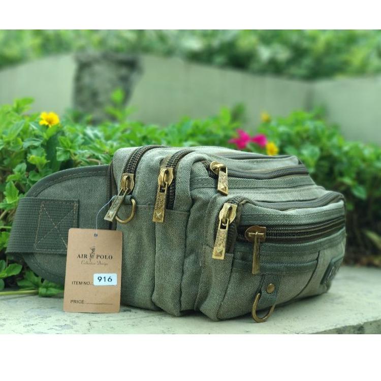 Big Sale.. TAS PINGGANG TAS SABUK TAS CANVAS TAS POLO TAS MULTI FUNGSI TAS SLEMPANG POLO TAS PINGGAN