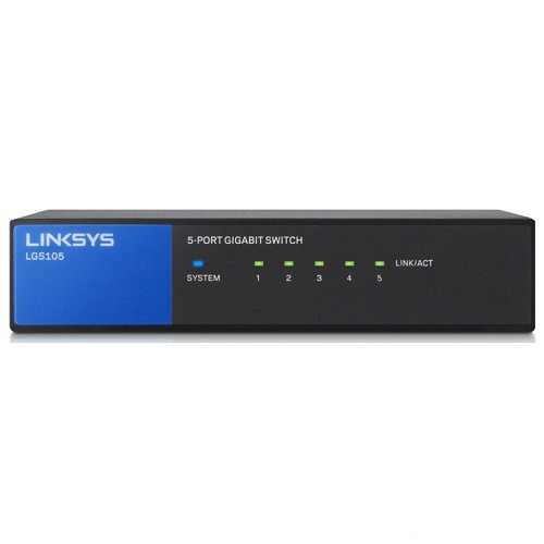 Desktop Switch Hub 5 Port Gigabit Linksys LGS105-AP LGS105AP ORIGINAL