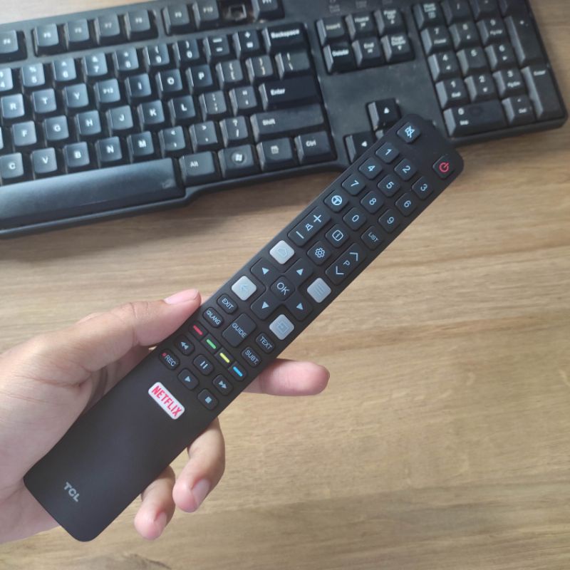 Remote TCL Smart TV Android TV Original 100% Terbaru Dengan Netflix - Remote TCL Smart TV - Remote T