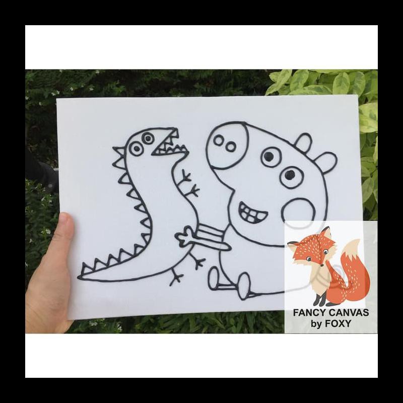 

Promo Kanvas Lukis Anak Gambar George - Peppa Pig Peralatan Melukis Al1