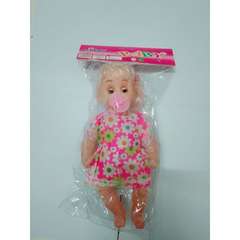 MAINAN BONEKA EMPENG BUNYI NANGIS UKURAN SEKITAR 35CM JY001