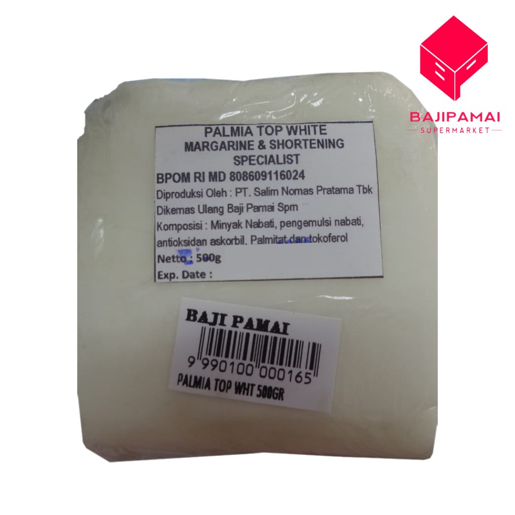 

Palmia Top White Margarine & Shortening Specialist 500 gr