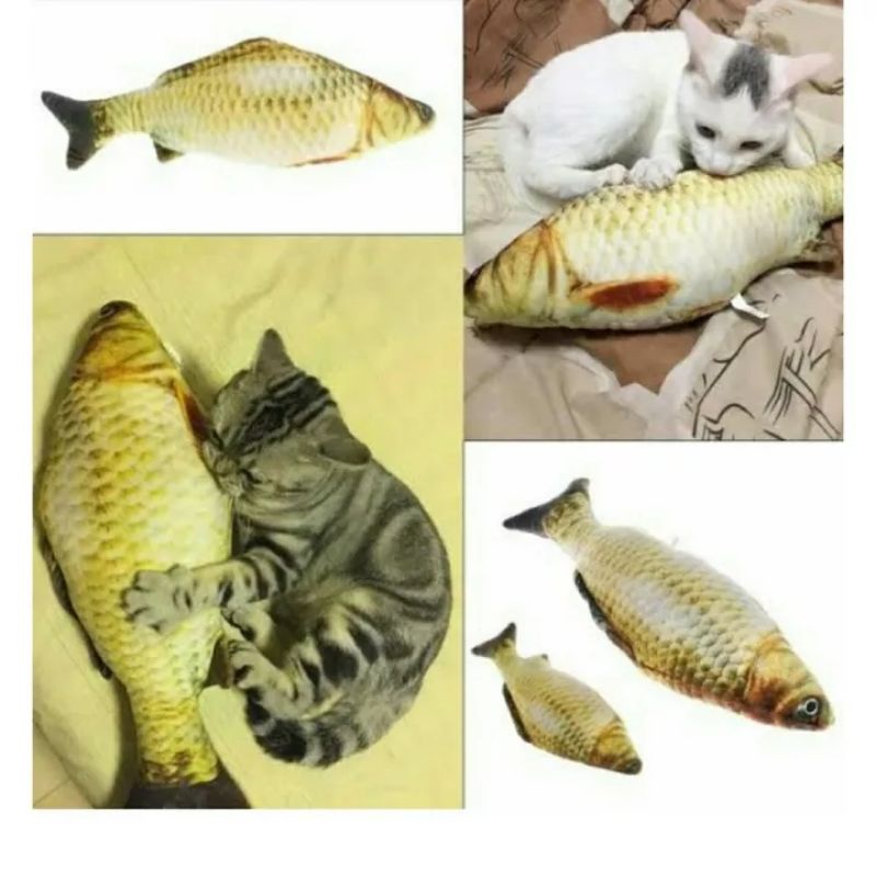 Catnip Ikan - Catmint Fish Mainan Kucing Cat Toys Gigitan Kucing Ikan