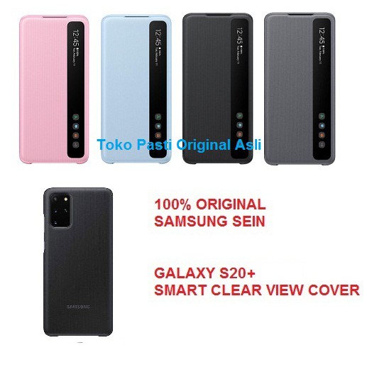 Flip cover S20+ S20 Plus SAMSUNG Smart Clear View Cover Galaxy S20+ S20 Plus Original100%