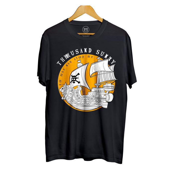 Kaos distro anime SUNNY GO / THOUSAND SUNNY one piece original design