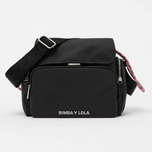 Bimba Y Lola Flap Crossbody Bag - Dark Grey