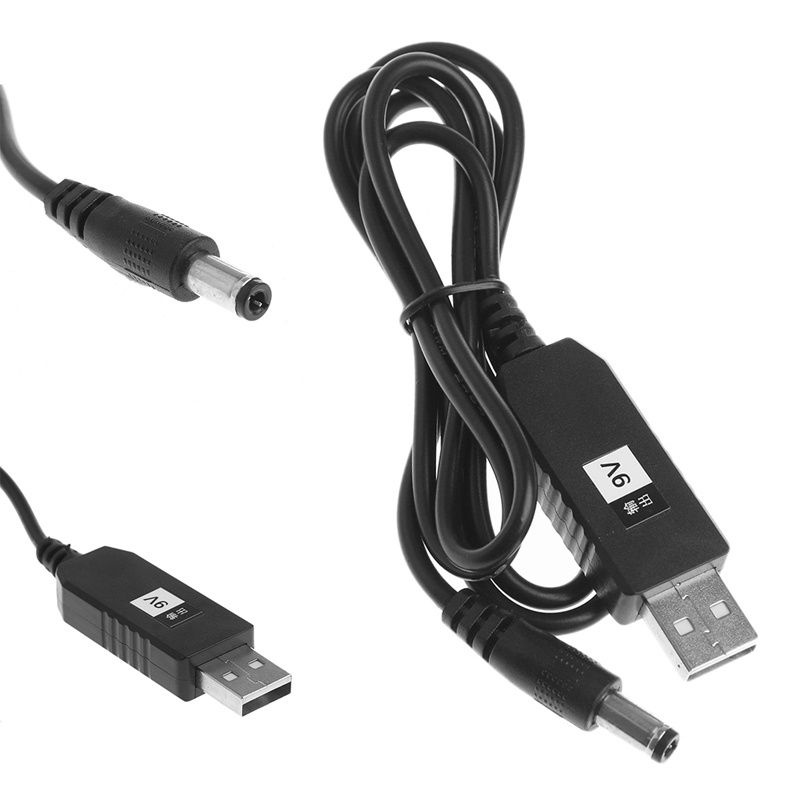 Kabel Adaptor Konverter Usb Power Boost Dc 5V Ke Dc 9V, 12V, 24V  Untuk