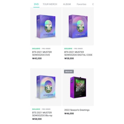 DP BTS MUSTER SOWOOZOO