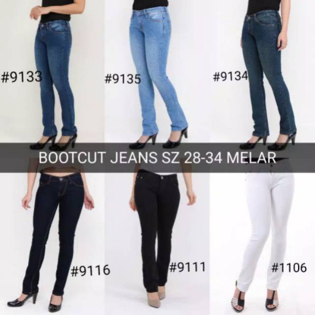 CELANA JEANS WANITA BOOTCUT