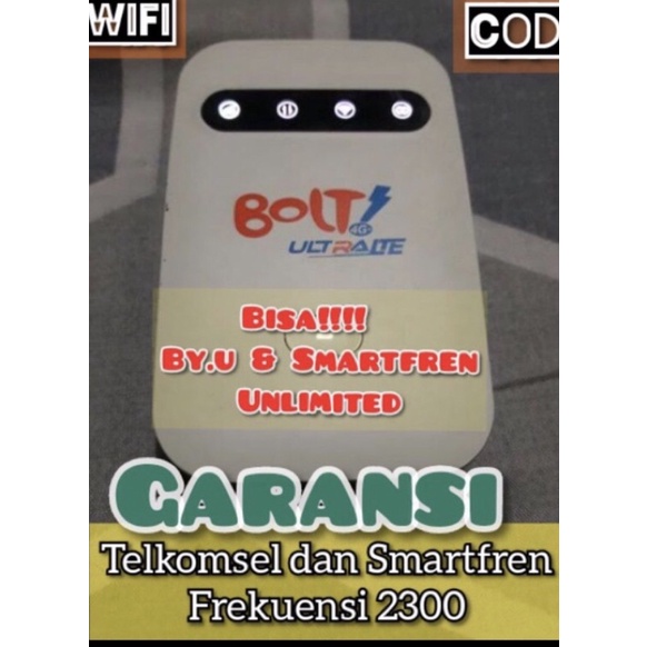 Modem Bolt Juno MV005 Unlock B40/2300 4G Telkomsel & Smartfren Unlimited