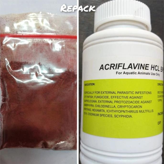 Acriflavine hcl bpc bubuk repack 10gr