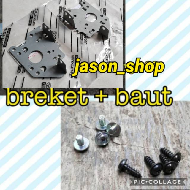 paket breket head unit + baut avanza xenia tahun 2004-2011 paket dudukan head unit plus baut avanza