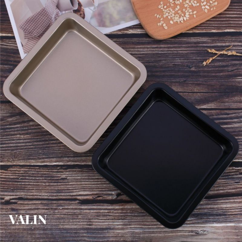 Loyang Kue - Kotak Teflon Anti Lengket