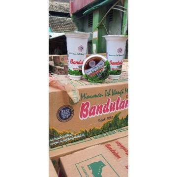 Teh Bandulan MELATI & HIJAU 240ml isi 24cup - Teh Bandulan 1 dus