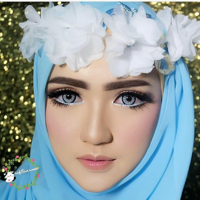 SOFTLENS MAKI BLUE/BIRU. NORMAL/MINUS.DREAMCOLOR ORIGINAL - BLUE NORMAL