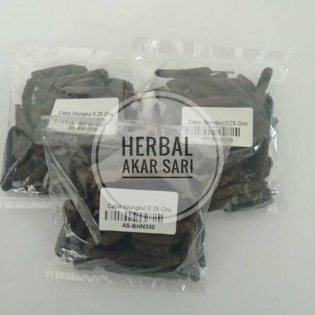 

Akar Sari - Cabe Jawa Kering 25 Gram - Mencegah Flu