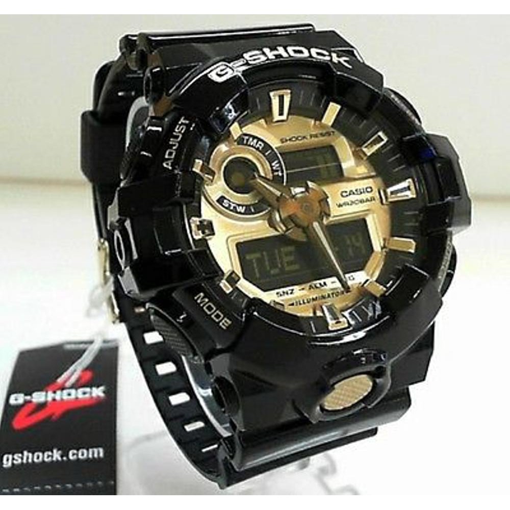 Jam Tangan Casio G Shock Original Pria GA 710GB 1A