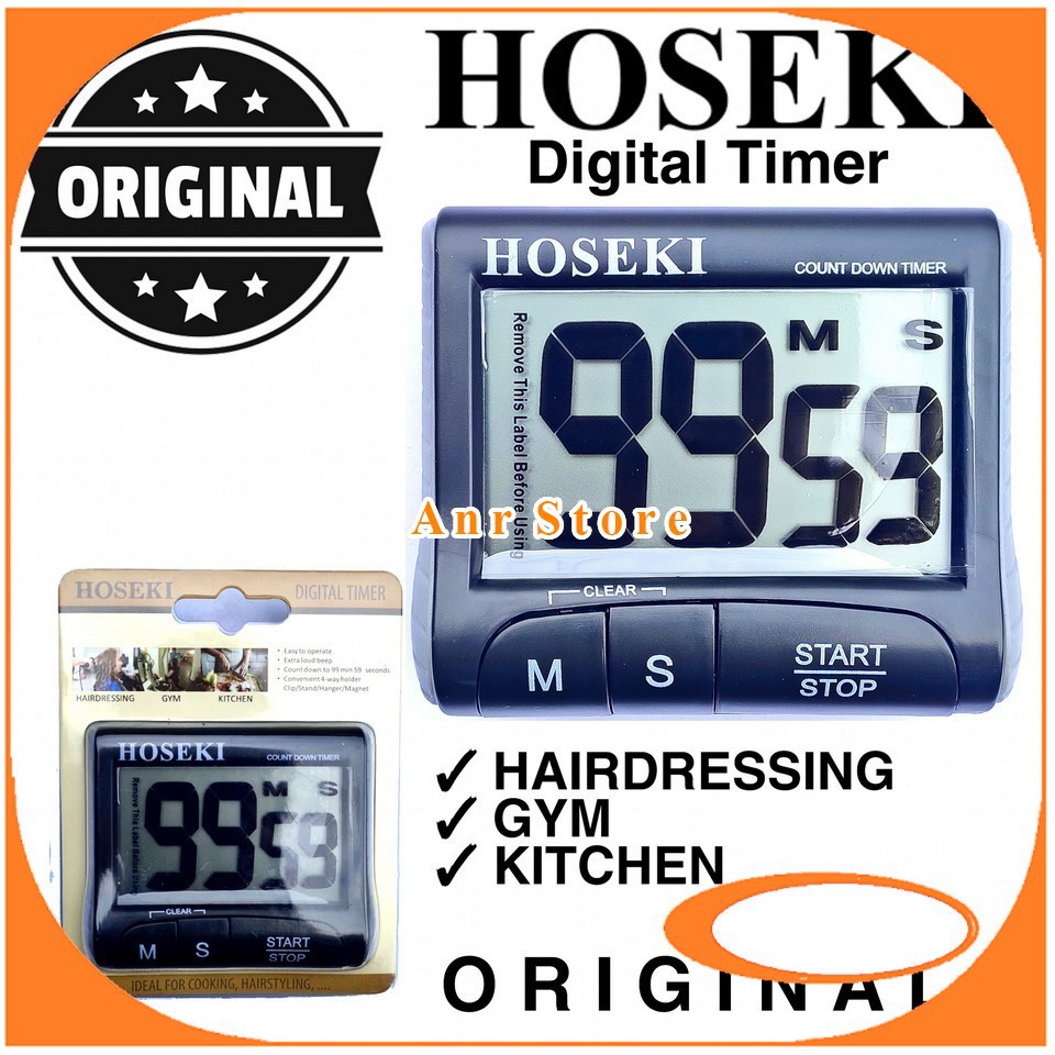 Digital Timer Stopwatch Dapur Timer Hoseki 2206 Original