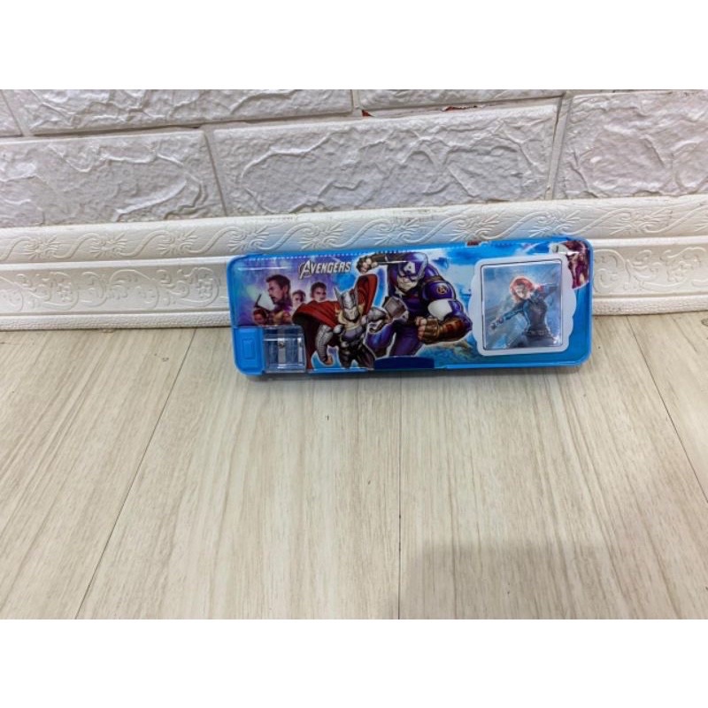 Kotak pensil / Kotak pensil KALKULATOR / Kotak pensil fancy & Kalkulator / kotak pensil karakter-Avengers