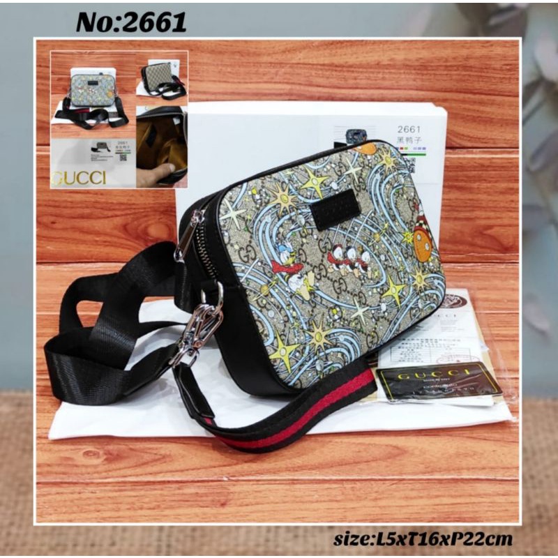 SLIMBAG TAS SELEMPANG PRIA WANITA GUCCI LV COACH DIOR  QUALITY IMPORT HARGA MURAH