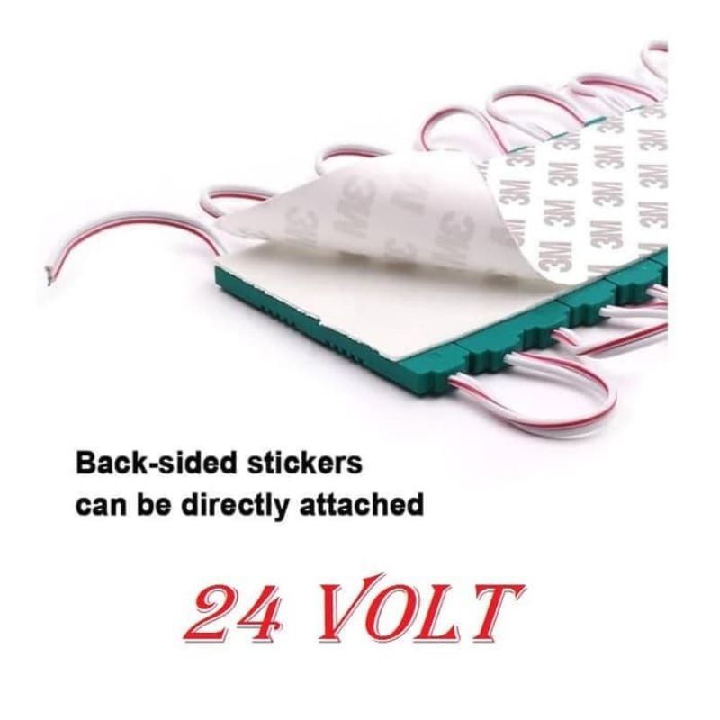 LAMPU LED MODUL 3 MATA BESAR SMD 3030 7520 24V 24VOLT 24 V VOLT 3 WATT VARIASI