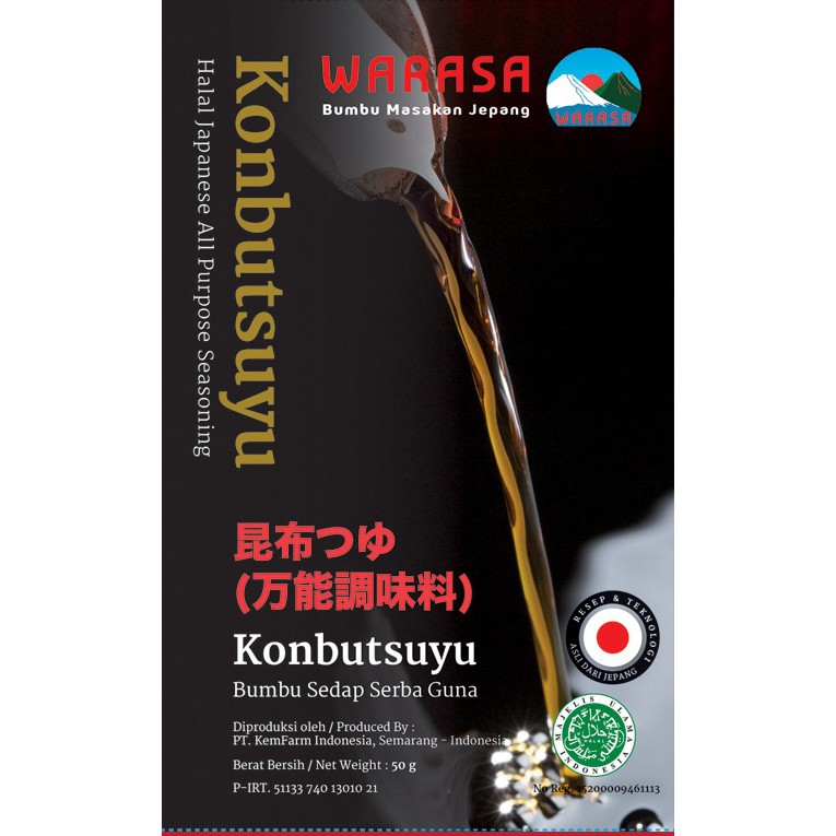 

Warasa Konbutsuyu 50 gram 100% Halal No MSG