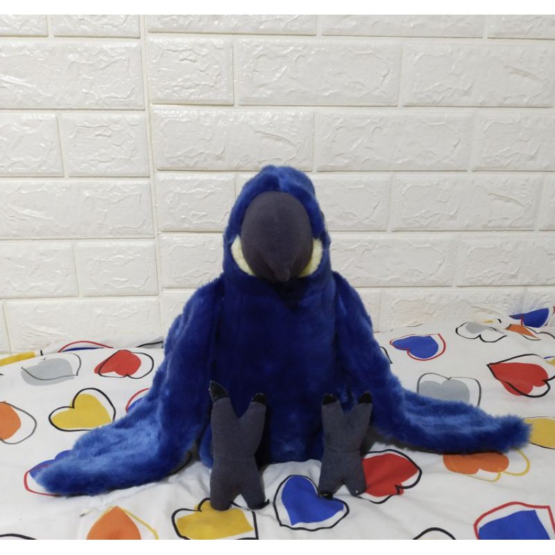 Boneka Burung Blue Macaw