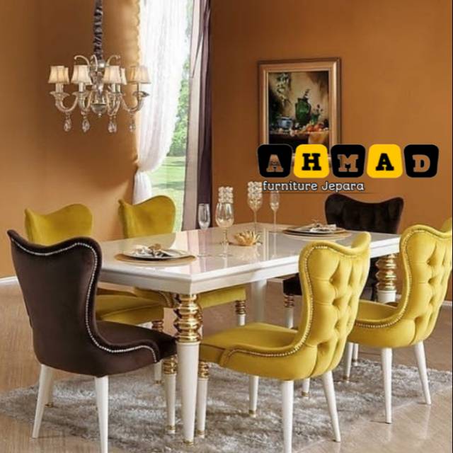 Kursi meja makan jok kursi makan luxury kursi makan jok mewah