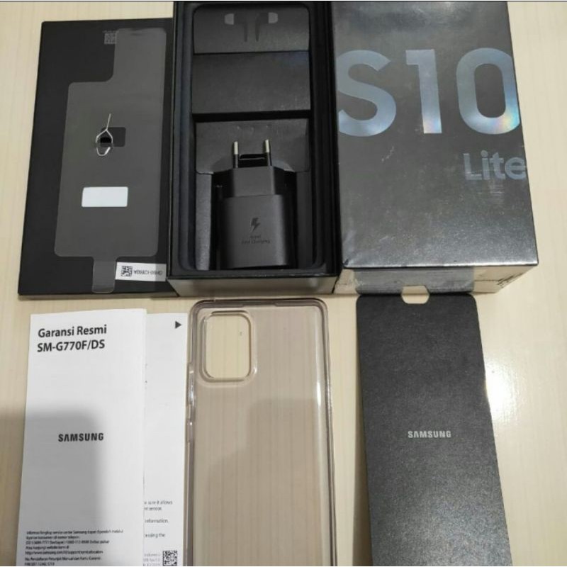 Dus Box Fullset Samsung Galaxy S10 Lite Resmi Sein Asli Bawaan