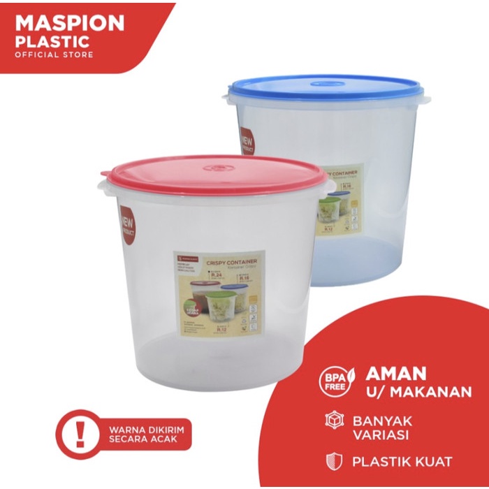 

Toples Kerupuk Beras Air 16 liter R16 BCS313 Maspion Tempat Wadah