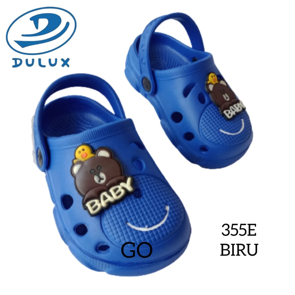 gos DULUX 355E Sandal Baim Balita Baby Bear Tali belakang Sandal Anak Laki Laki Cowok Karakter Line Baby