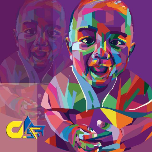 Kado WPAP VECTOR unik murah frame foto edit SOFTFILE