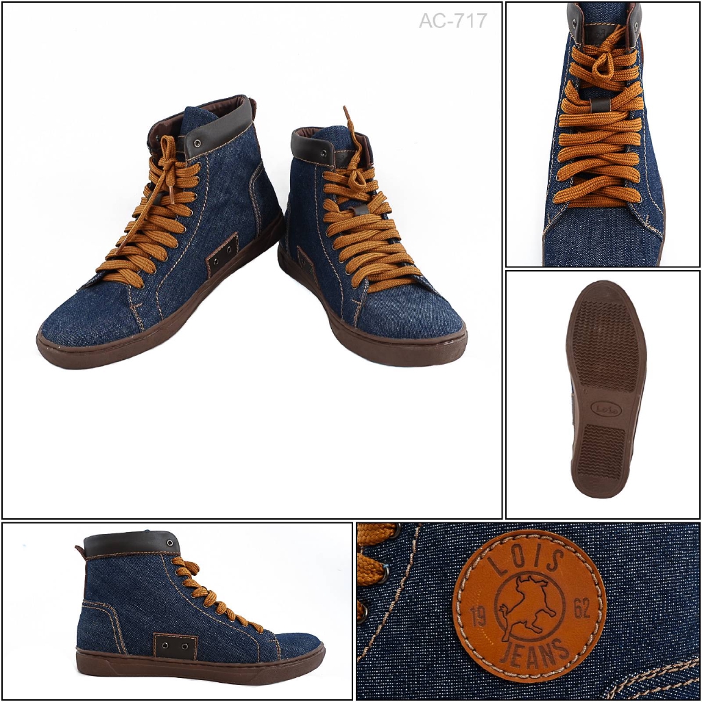 [063000717] Sepatu Boot Cowok Lois 40-43
