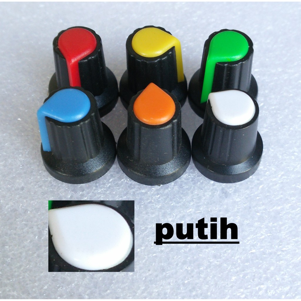 Knob Potensiometer Warna Putih