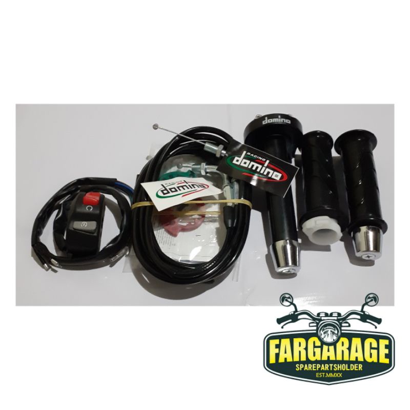 Paket gas spontan matic 2 kabel plus jalu fu hanfat beat fi dan holder kanan