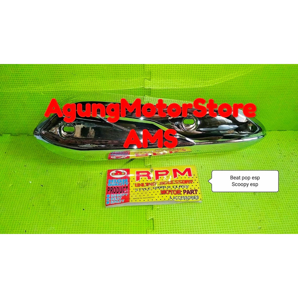 TUTUP KNALPOT VARIASI HONDA BEAT POP KRUM