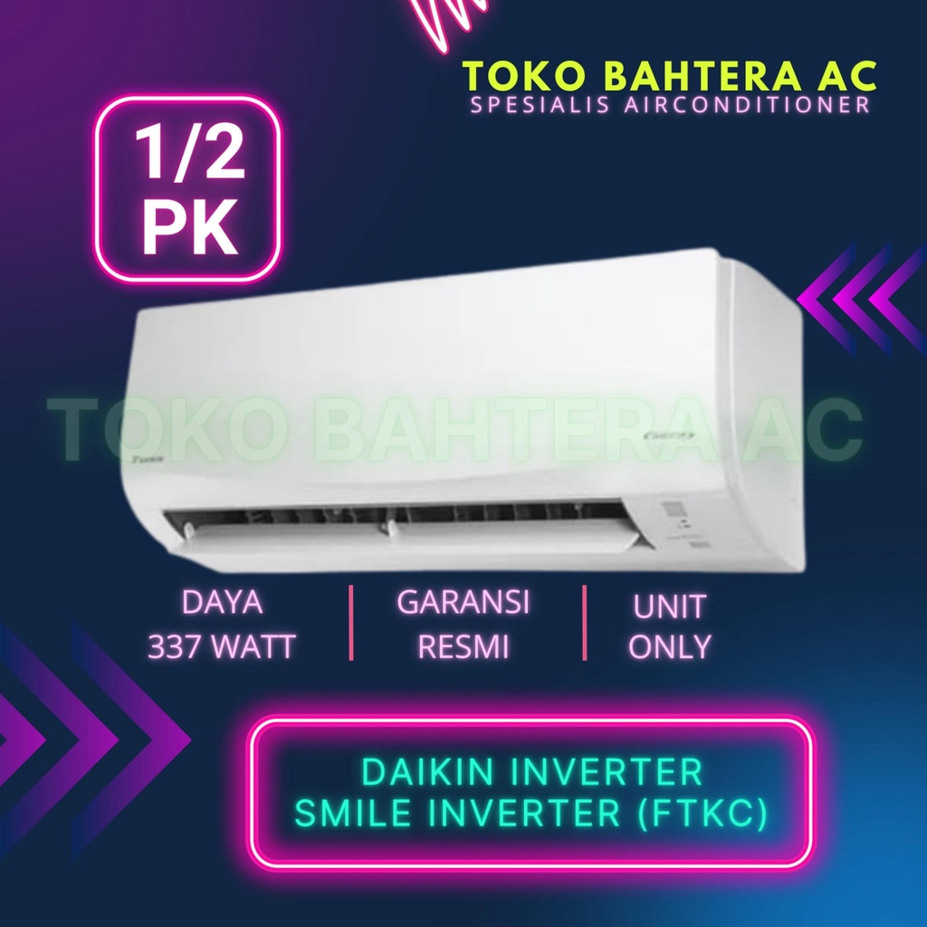 Ac 1/2 Pk Daikin Inventer (FTKQ15UV)