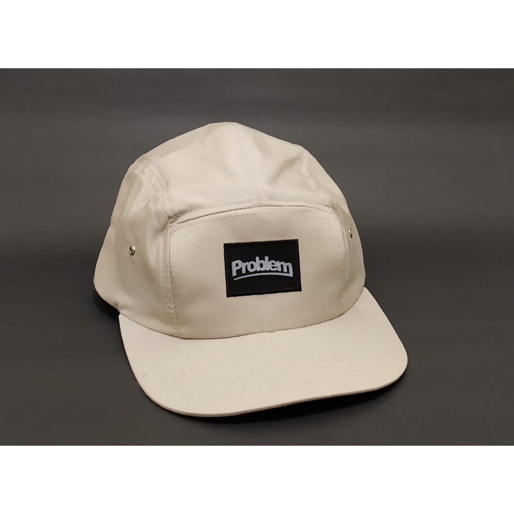 Topi Snapback Bordir PROBLEM Model Lima Panel/Topi Hip-Hop/Topi Distro Terlaris