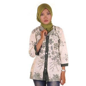 Blouse Batik I Blouse Kerja Wanita Batik I Blus Batik Wanita Melati