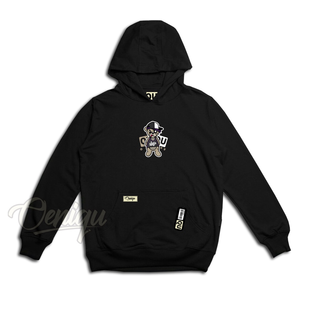 NAVS HOODIE PRIA SIZE JUMBO L-XL-XXL-XXXL-XXXXL-XXXXXL BAHAN TEBAL SLUGS BLACK