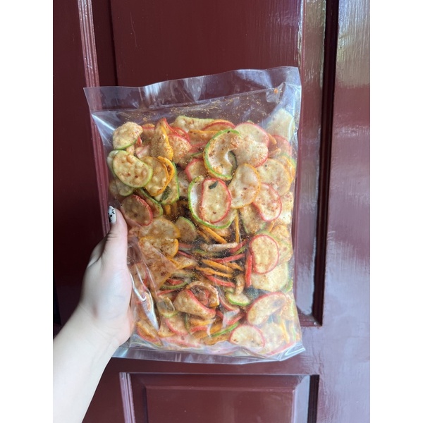 Jual Gram Kerupuk Seblak Kencur Warna Warni Seblak Spicy Daun Jeruk Kerupuk Bantet Warna